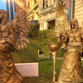 Estatuas Humanas Angel Alado | ContratarArtistas.com