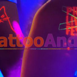 Tatuajes semipermanentes neon| ContratarArtistas.com