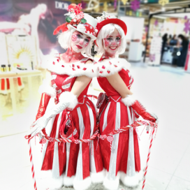 Personajes Navideños Candy Girls | ContratarArtistas.com